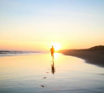 Running on the Beach